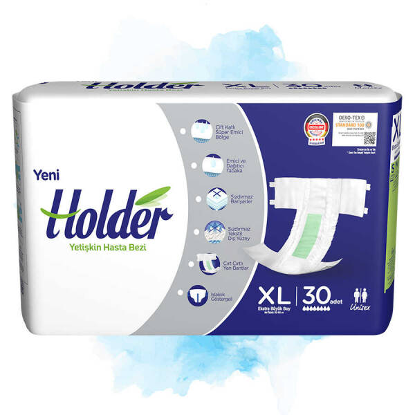 Holder XLarge Yetişkin Hasta Bezi - 30 Adet - 1