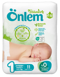 Önlem Botanika Bebek Bezi Deneme Paketi Yenidoğan 11 Adet (2 - 5 kg) - 1